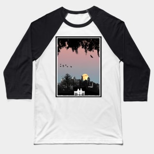 Dornoch Terrace Moonrise Baseball T-Shirt